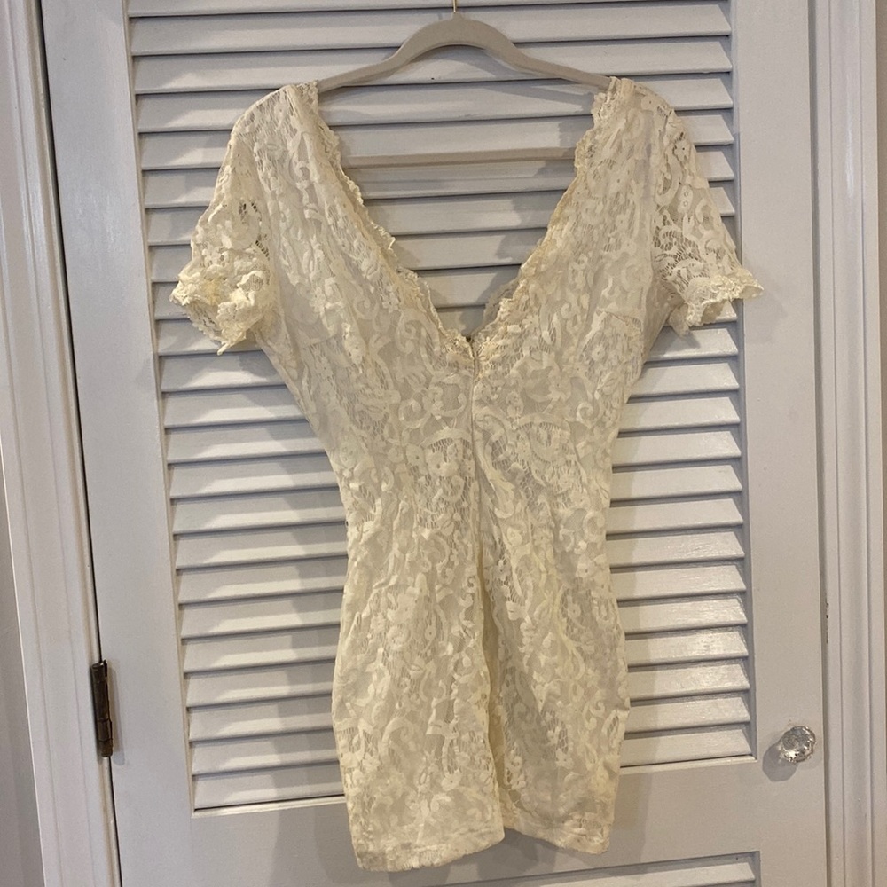 Cream Tobi Mini Dress